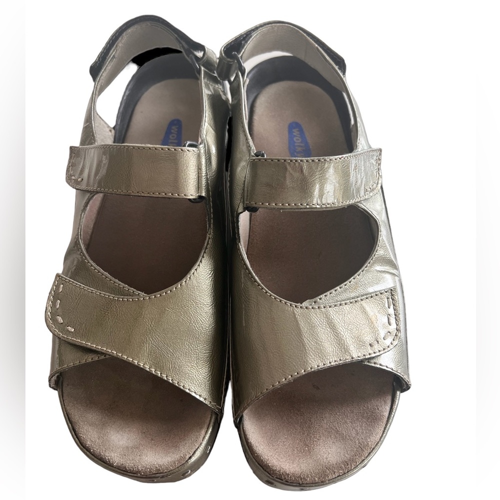 Wolky Women’s Size EURO 41 in Gun Metal color walking sandals
